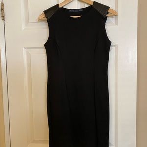 Zara Basic "little black dress" Size Small. Fitted black dress, knee length.